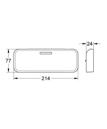 Пластиковая полочка GROHE Eurostyle Cosmopolitan 18383002, шт