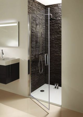 E22T90-GA дверь CONTRA распашная в нишу /90х200/ (прозр. стекло), артикул E22T90-GA