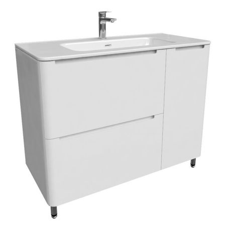 Тумба с раковиной Iddis  Edifice белая,  100 см (EDI10WFi95K), артикул EDI10WFi95K