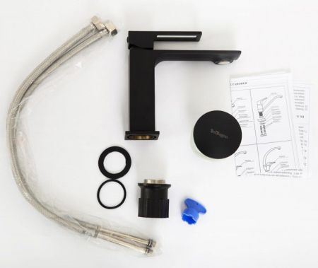 LUCE Смеситель для раковины без донного клапана, хром LUC-LVM-CRM, артикул LUC-LVM-CRM