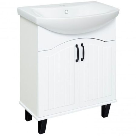 Тумба под раковину Runo Марсель 70 4620750028848 Белая