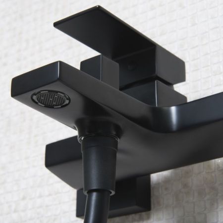 Смеситель для ванны WasserKRAFT Abens 2001 Черный матовый