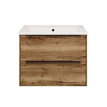 Тумба под раковину подвесная La Fenice Tesoro FNC-01-TES-DGT-100-2, табак