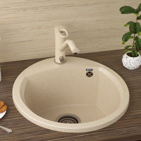 Смеситель для кухни Ulgran U-010-328, бежевый, артикул U-010-328