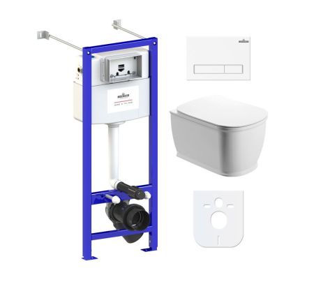 Комплект 6 в 1 Lavinia Boho Bell Pro Rimless 77050121, премиум с пластиковой клавишей, артикул 77050121