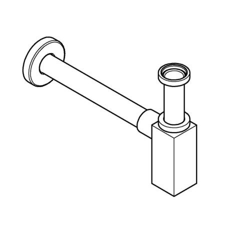 Сифон для раковины GROHE 1 1/4 , хром (40564000) Сифон для раковины GROHE 1 1/4 , хром (40564000)