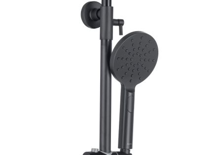 Душевая система 3jet 250мм AQUATEK, матовый черный AQ2040MB, артикул AQ2040MB