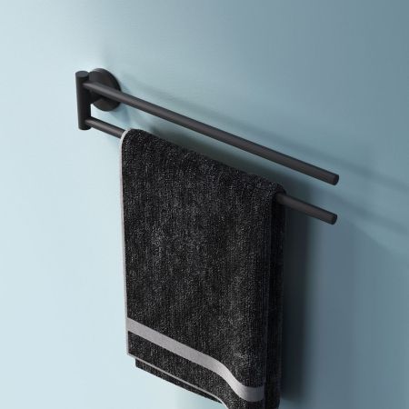 A85A32622 X-Joy, Двойная вешалка-вертушка для полотенец черный, артикул A85A32622