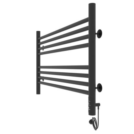 Полотенцесушитель электро "Оливия ЧКЧ8 800*500", черный муар, правый, артикул 73207629