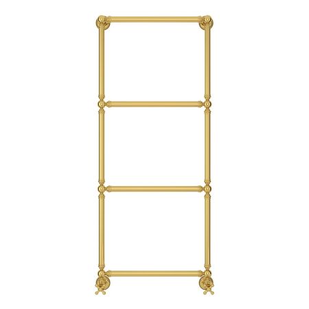 Полотенцесушитель, Сунержа, Ренессанс 1304, водяной, ширина, мм-572, глубина, мм-184, высота, мм-1333, межосевое расстояние-500, подключение-нижнее, мощность, Вт-300, присоединительный размер-НР G 1/2" / НР G 3/4" (эксцентрик), материал-нержавеющая сталь,, артикул 03-0280-1250