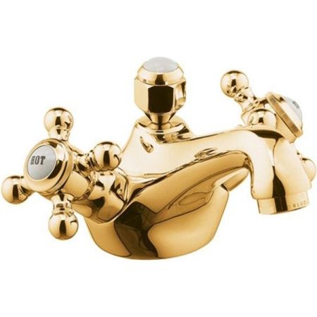 Смеситель для раковины Kludi Adlon 510124520 Золото 23 карат, артикул 510124520