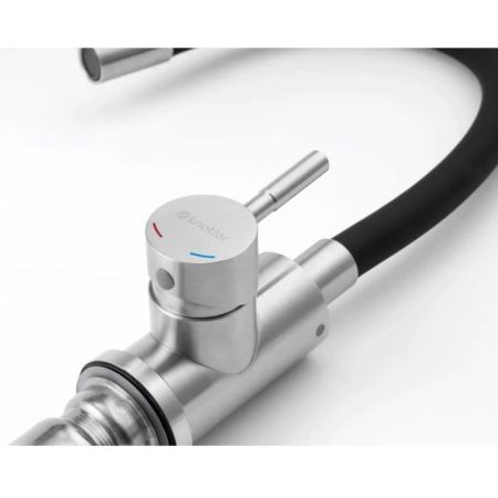 Смеситель для кухни с гибким изливом Knotlor SS-02, сатин