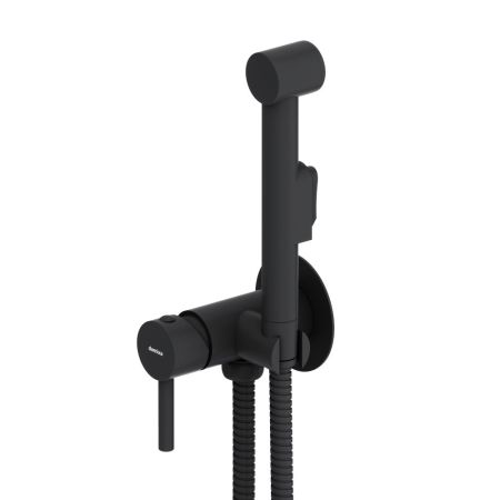 D3075000BL Logic  смеситель с гигиеническим душем, встроенный, цвет черный, артикул D3075000BL