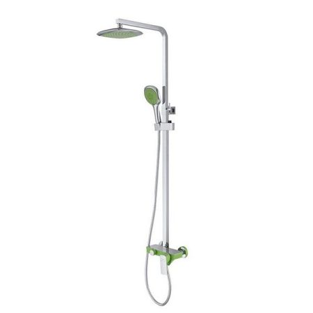 Душевая система D&K Berlin Humboldt DA1433712A02 Хром Зеленый, артикул DA1433712A02