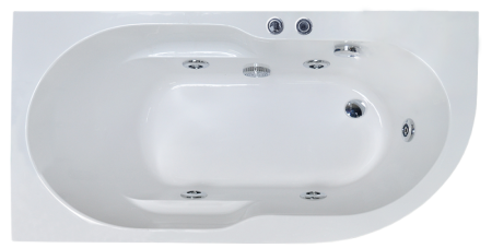 Гидромассажная ванна Royal Bath  AZUR STANDART 150x80x60L, артикул RB614201ST-L
