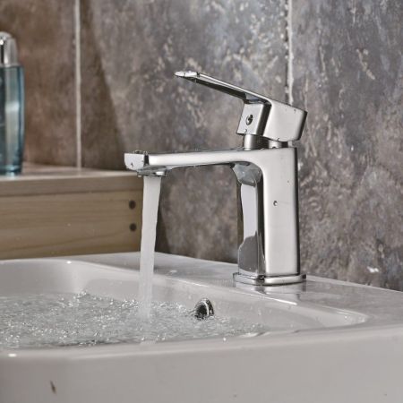 Смеситель для раковины Cron CN10129, хром