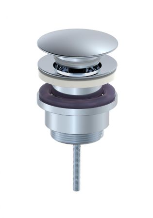 Донный клапан для раковины 1 1/4 WONZON & WOGHAND, Хром (WW-88SS07-CR)
