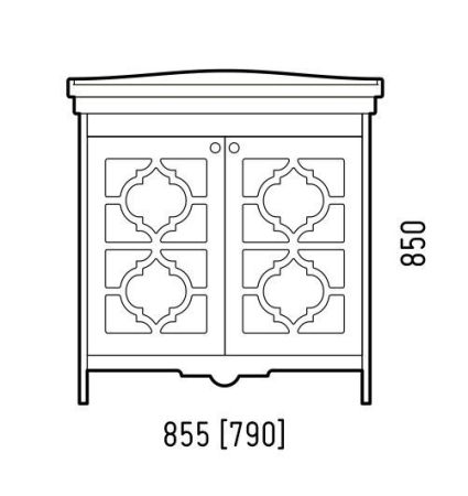 Тумба "Манойр 85", Модерн 85, артикул SD-00000970