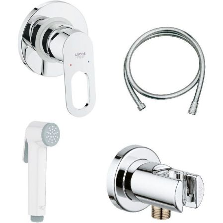 Гигиенический душ со смесителем Grohe BauLoop 124896 Хром