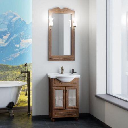 Тумба с раковиной Тибет 50 Opadiris Орех антикварный