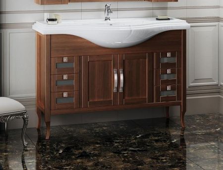 Тумба с раковиной Мираж 120 Opadiris Светлый орех Тумба с раковиной Мираж 120 Opadiris Светлый орех