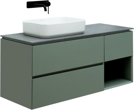 Тумба под раковину Allen Brau Infinity 120 1.21005.CGM L олива матовый, артикул 1.21005.CGM