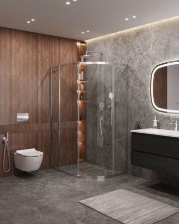 MOLVENO-RH-1-110/90-C-GM-IV Душевой уголок, артикул MOLVENO-RH-1-110/90-C-GM-IV