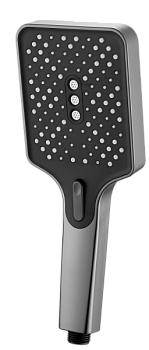 Душевая лейка BELZ BS02-3, оружейная сталь