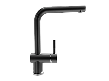 Смеситель ULGRAN Steel 022-002, цвет "черная брашированная сталь" (US-022-002)
