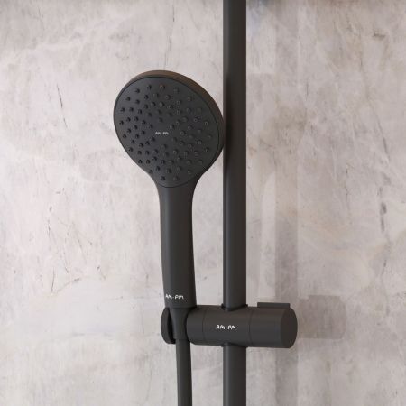 WK90EM Gem Комплект ограждение 80*80, 1/4 круга, черный, артикул WK90EM