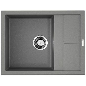 Мойка, OMOIKIRI, Sumi, с крылом, ширина, мм-650, глубина, мм-500, высота, мм-220, тип установки-встраиваемый, отверстия для смесителя-4 промаркированных, с переливом, сифон и донный клапан в комплекте, автоматический донный клапан-приобретается отдельно,