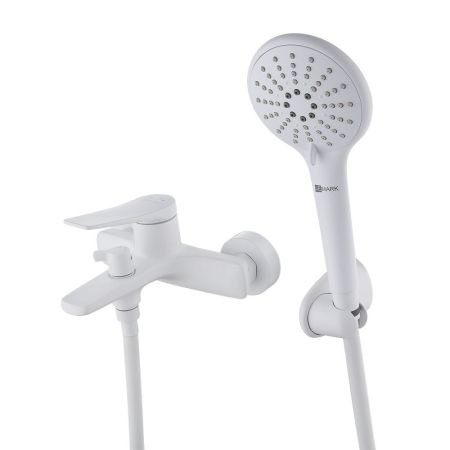 Смеситель Lemark Bronx для ванны с монолитным изливом (LM3714MW), артикул LM3714MW