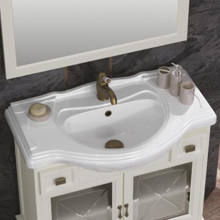 Мебель для ванной Борджи 85 Opadiris Слоновая кость, артикул 