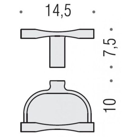 Colombo Luna Держатель для бумаги, цвет: хром, артикул B0108.CR
