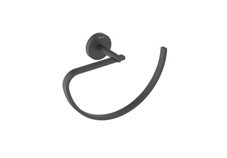 Полотенцедержатель овальный AQUATEK, матовый черный AQ4621MB БЕТТА, артикул AQ4621MB