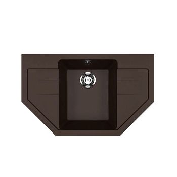Кухонная мойка Ulgran U-609-345, шоколад