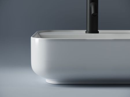 Умывальник чаша накладная квадратная Element 390*390*140мм CN5014, артикул CN5014