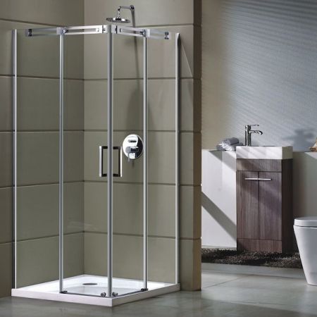 Душевой уголок Grossman GR-3120 190x120 L профиль Хром стекло прозрачное, артикул GR-3120L