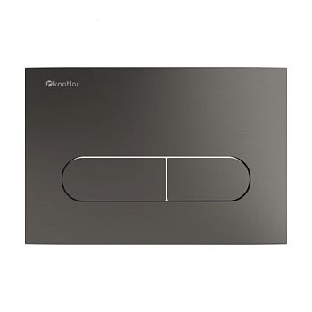 Клавиша смыва Knotlor BIS101GM, вороненая сталь