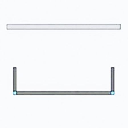 Душевая стенка Radaway Euphoria W4 Walk-in 120 фурнитура Хром стекло прозрачное, артикул 383144-01-01