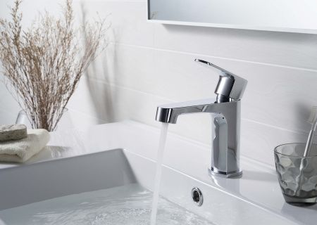 Смеситель для раковины 98, без донного клапана AQUATEK AQ1210CR ОБЕРОН Смеситель для раковины 98, без донного клапана AQUATEK AQ1210CR ОБЕРОН