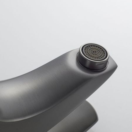 Смеситель для раковины Shevanik S5001T, оружейная сталь, артикул S5001T