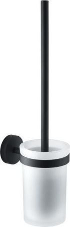 Gedy Eros, настенный стеклянный ёрш, цвет черный матовый, артикул 2333/03(14)