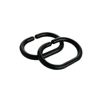 Комплект колец для шторы FIXSEN 12 шт. FX-1000B, черный