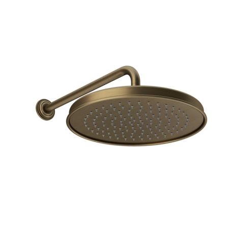 GESSI VENTI20 Верхний душ Ø328 мм., с настенным держателем 389 мм., цвет Antique Brass, артикул 65149#713