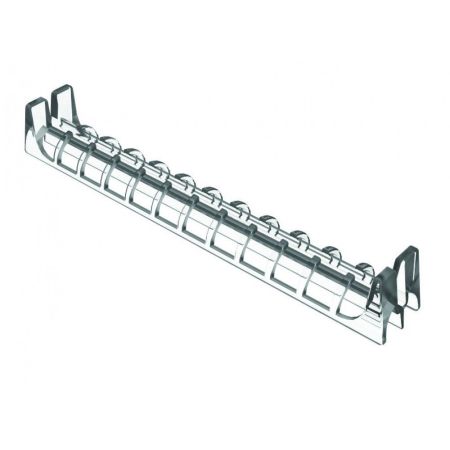 Желоб BERGES водосток SUPER Slim 400, матовый хром, S-сифон D50 H60 боковой, артикул 090177