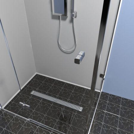 Душевой лоток TIMO Drain Protect DP20800-LG20800, сатин, артикул DP20800-LG20800