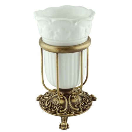 ELISABETTA Cтакан настольный, керамика/бронза, артикул 16986