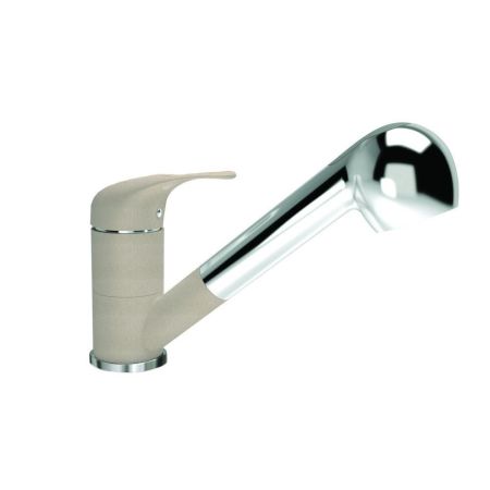 Смеситель для кухни с выдвижным изливом Florentina СИГМА 313.14L.1223.104, бежевый, артикул 313.14L.1223.104