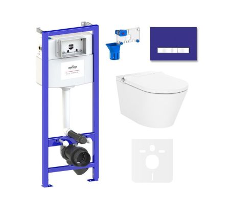 Комплект для подвесного унитаза 7 в 1 Lavinia Boho Relfix Smart V-Clean 87561160, артикул 87561160